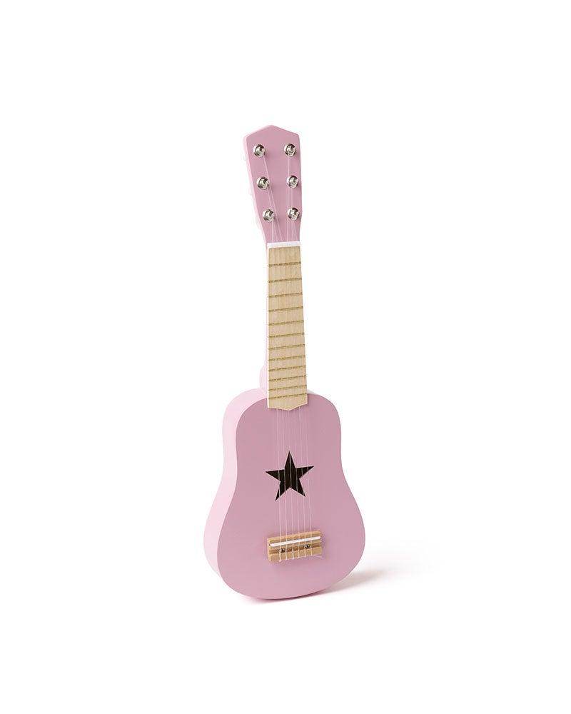Gitarr mörkrosa