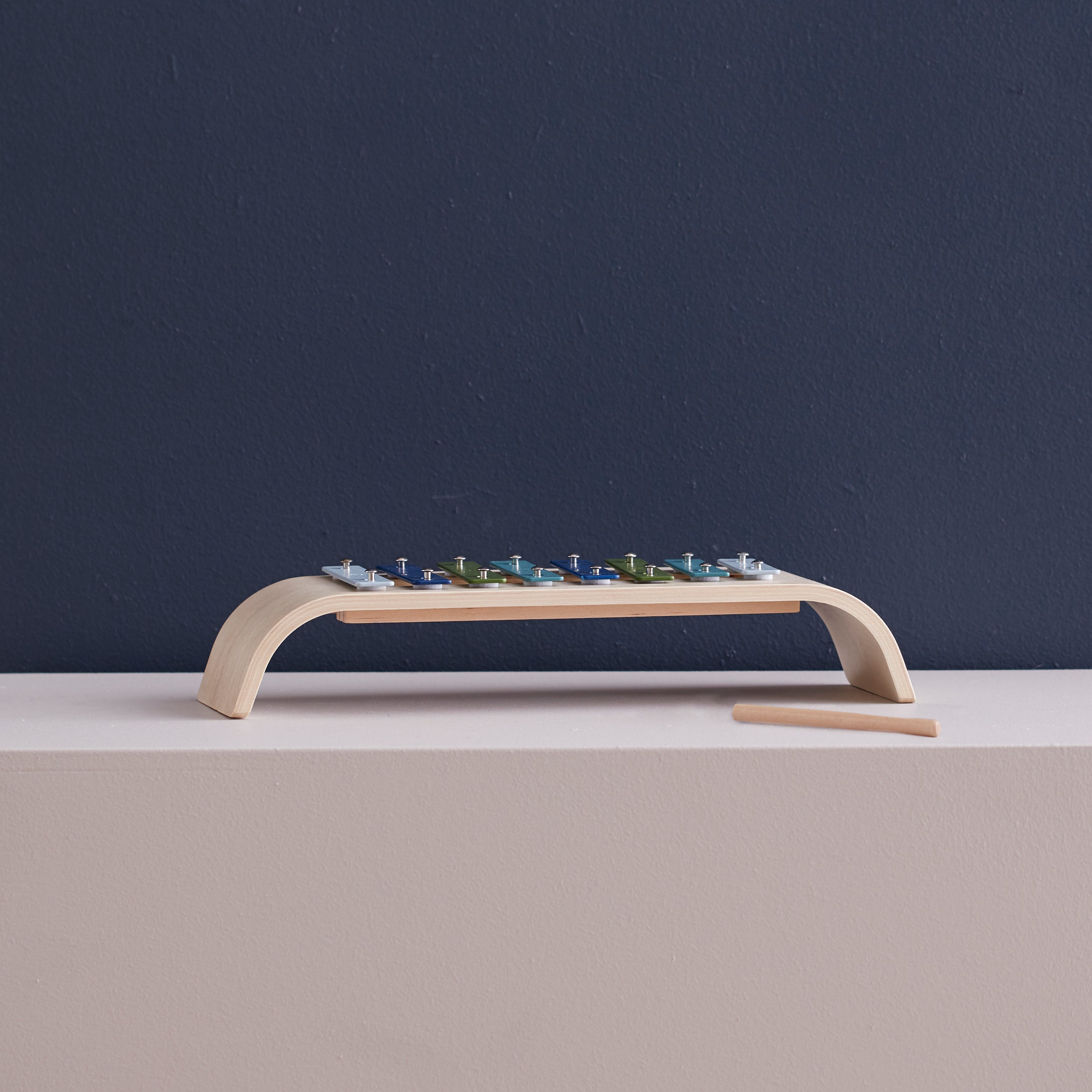 Xylofon plywood blå multi
