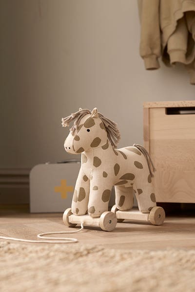 Pull Along horse Dotty