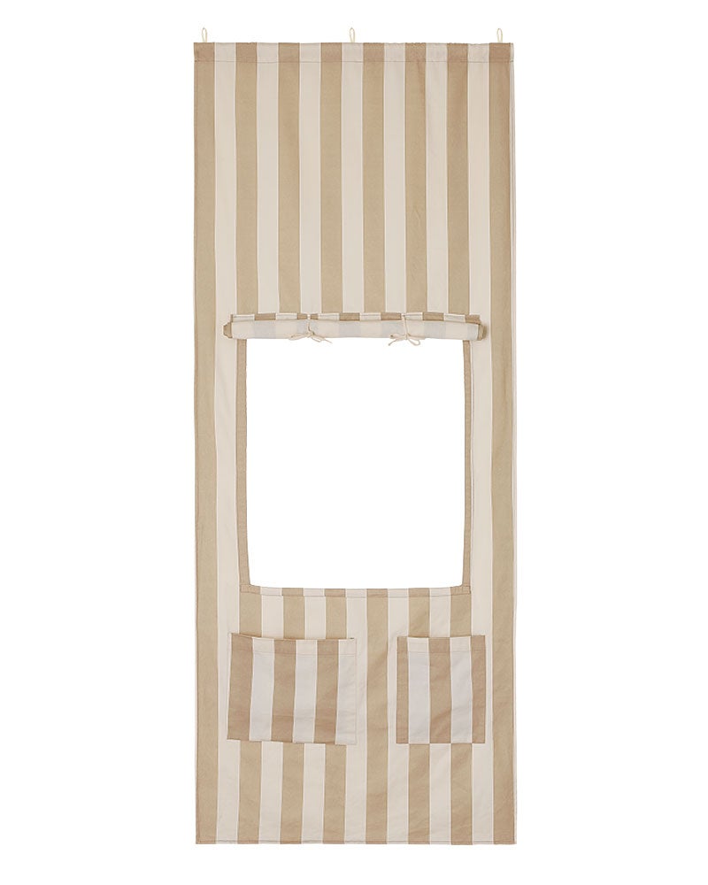 Kiosk dörr rand beige